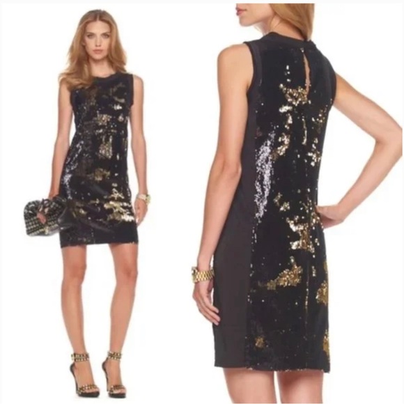 Michael Kors Black Sequin Dress - Picture 3 of 13
